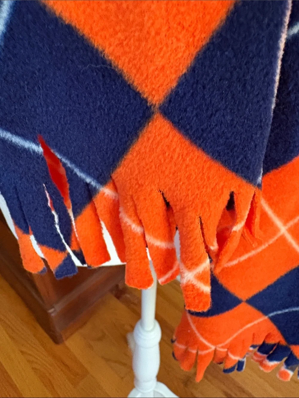 Auburn Fleece Scarf with Logo